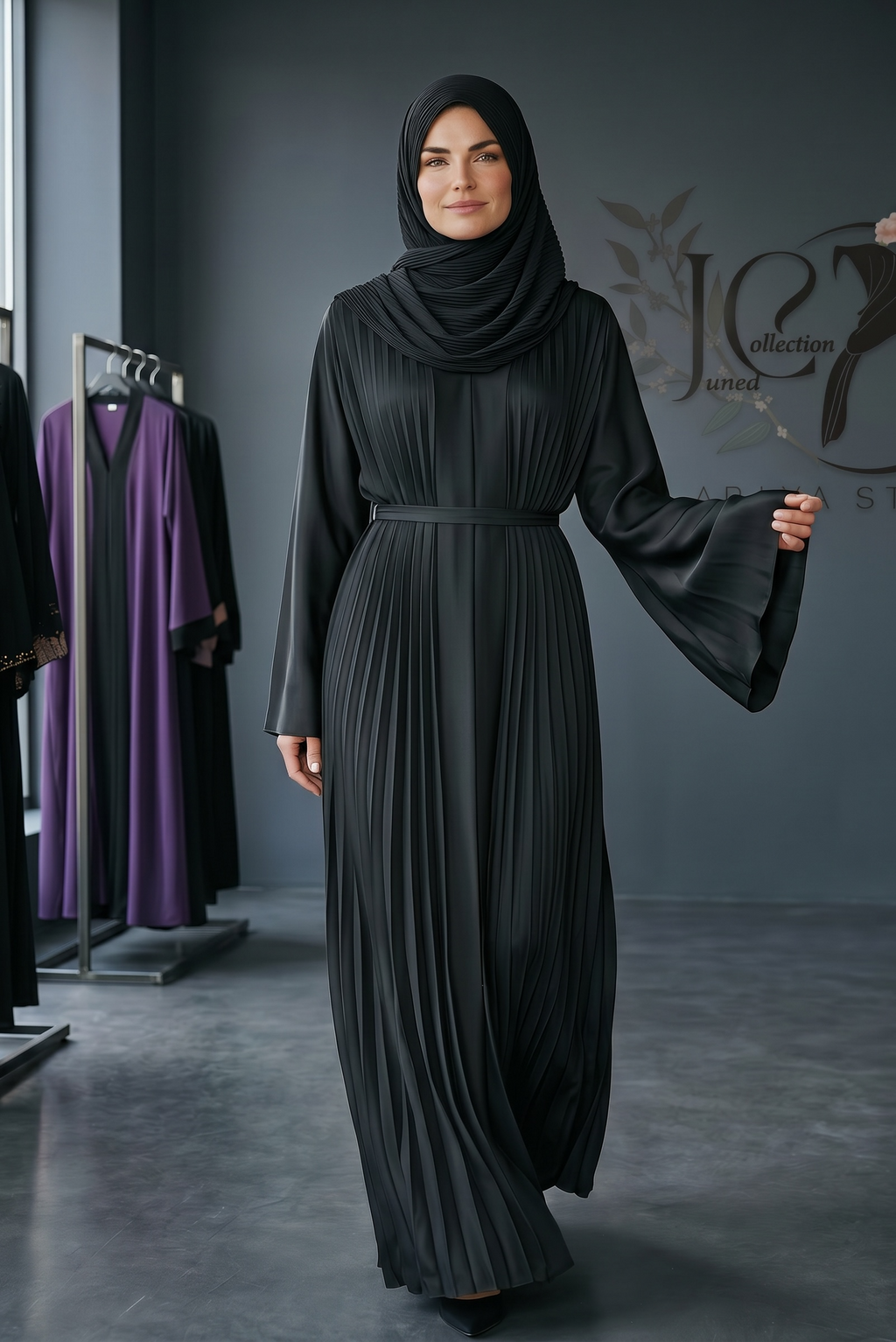 JND-FULL PLEATED UMBRELLA